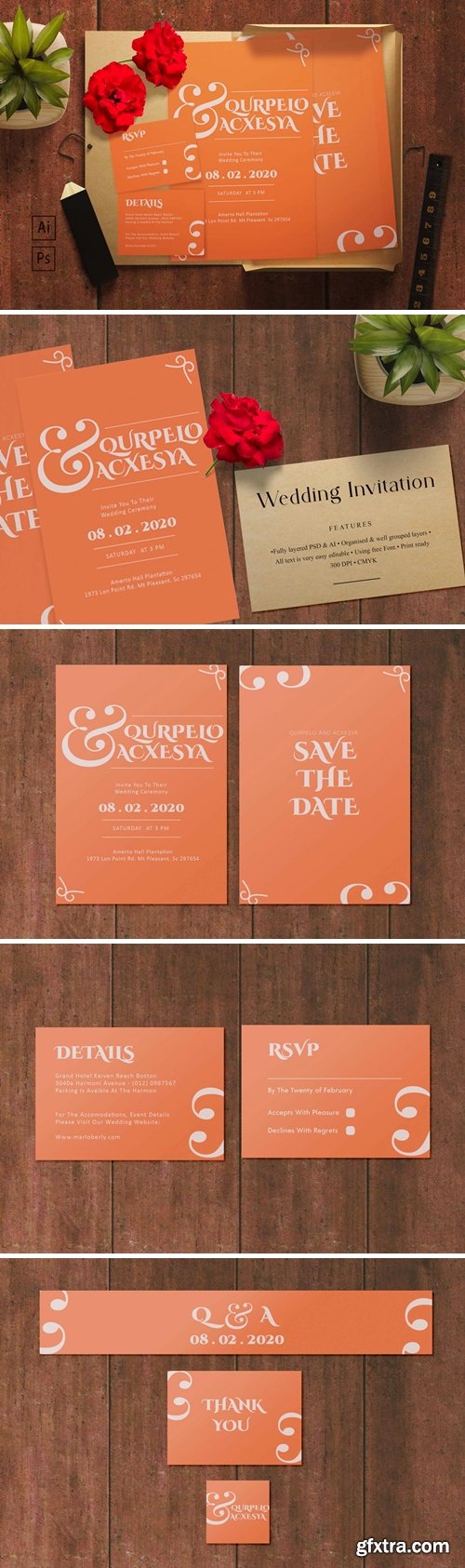 Querpelo and Axcesya- Wedding Invitation