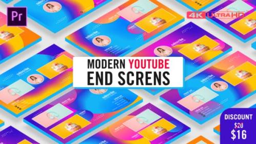 Videohive - Modern Youtube End Screens - 26371056