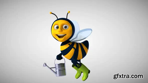 Videohive Fun gardener bee 25683614