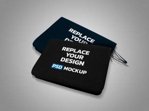 Pencil Bags Mockup Premium PSD