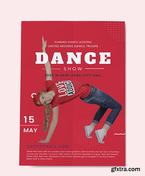 Dance poster template