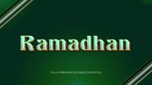 Ramadhan Font Template Premium PSD