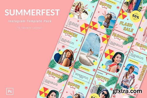 Summerfest - Instagram Template Pack