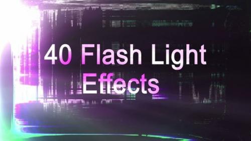 Videohive - Light Flash Transitions Overlay Package - 23646666