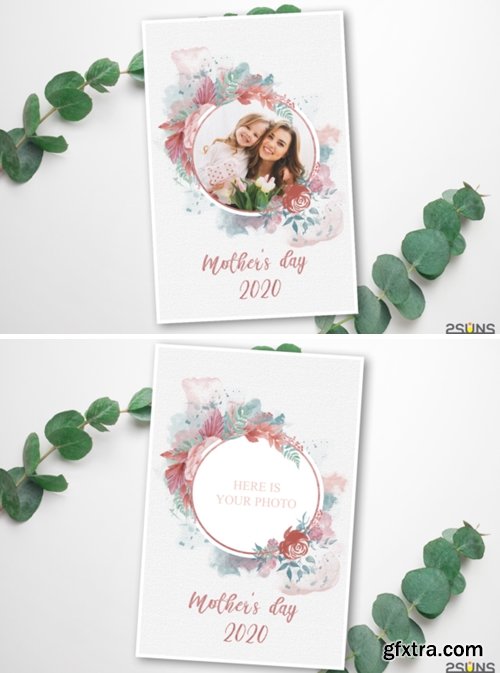 Mother\'s Day Digital Photoshop Template 3975764