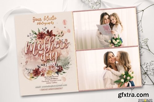 Mother\'s Day Digital Photoshop Template 3975782