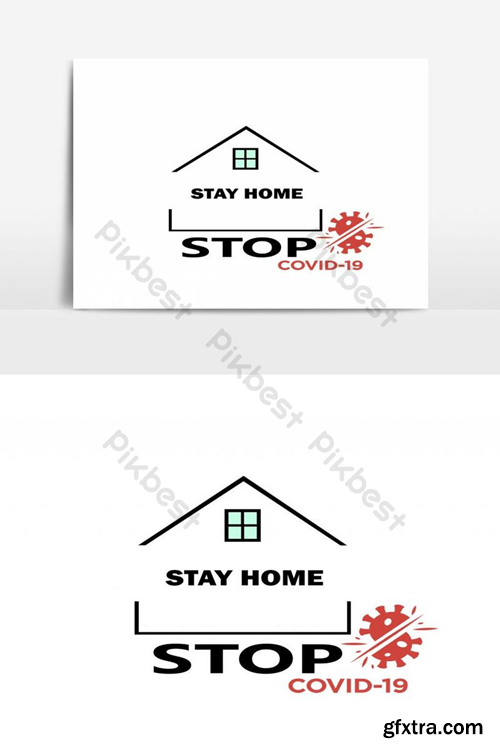 stay home Template PSD