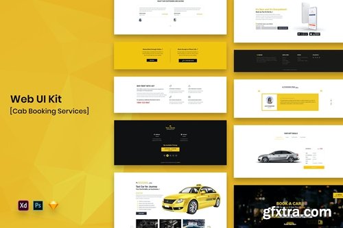 Cab Booking Web UI Kit