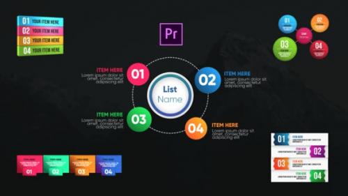 Videohive - Infographic Modern Lists-Premiere Pro - 26532318