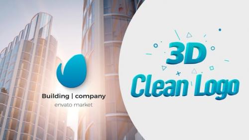 Videohive - 3D Clean Logo - 22600198