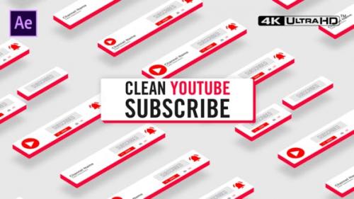 Videohive - Clean Youtube Subscribe - 26355504