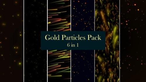 Videohive - Gold Particles Pack - 6 in 1 - 26510908