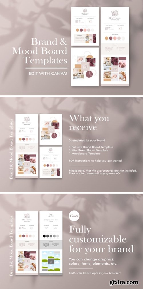 Brand and Mood Board Template 3993963