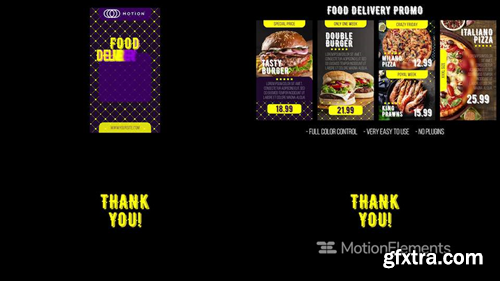 MotionElements Delivery Food – Online Restaurant Promo 14698415