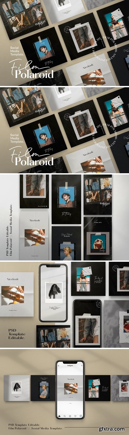 Film Polaroid - Insta Story & Post Social Media