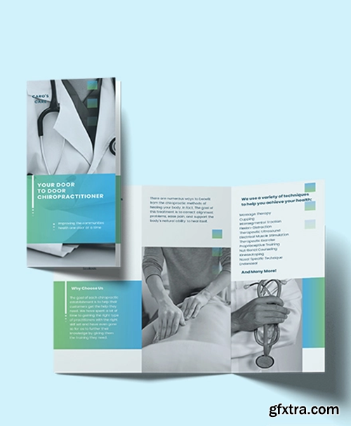 Chiropractic Tri-Fold Brochure Template