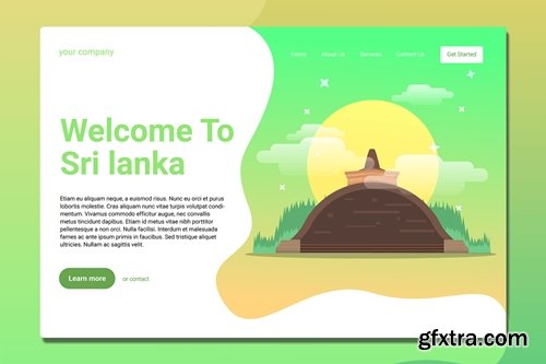 Sri Lanka Landmark - Landing Page
