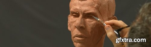 Modeling the Portrait in Clay Part 5: Forehead & Hairline