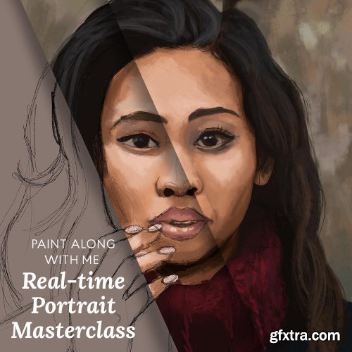 Draw with me | Real-time Portrait Painting Masterclass