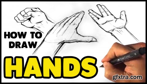 How to Draw Hands - The Easy Way