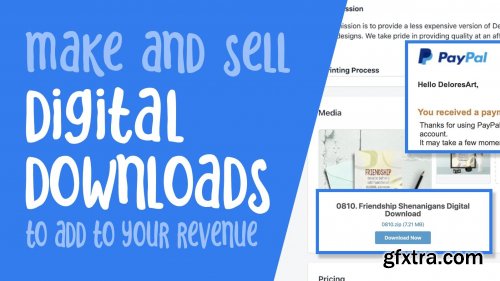 Sell Digital Downloads with E-Commerce and Etsy