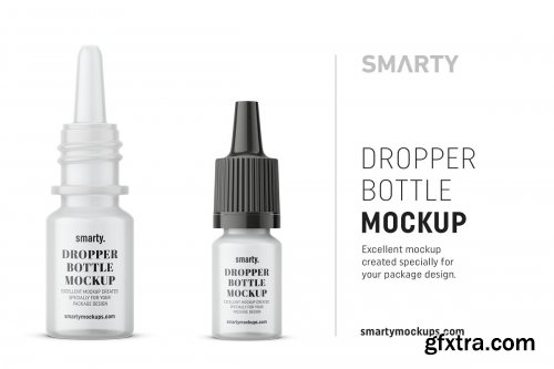CreativeMarket - Dropper bottle mockup 4658894