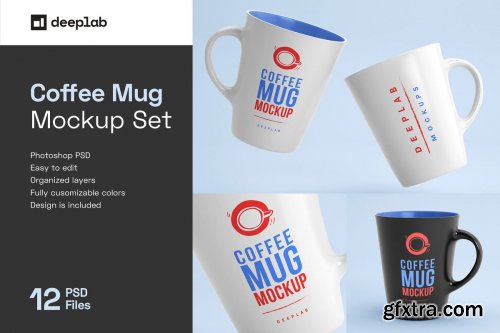 CreativeMarket - Mug Mockup set - 12 Styles 4328085