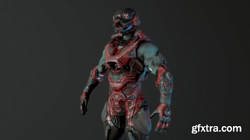 Cybernetist Game Ready Rigged Character