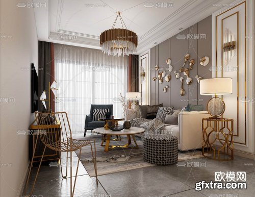 Modern Style Livingroom 430