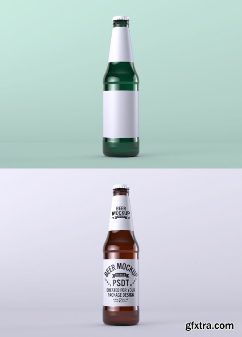 Realistic Beer Bottle Mockup 339967835
