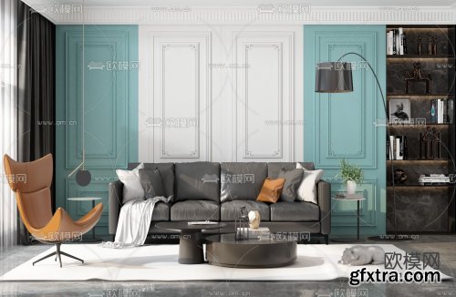 Modern Style Livingroom 432