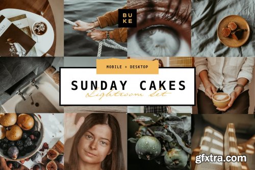 CreativeMarket - 4 Sunday Cakes – Lightroom Presets 4738438