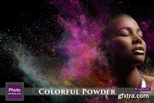 CreativeMarket - 60 Colorful Powder Explosion Overlay 4718166