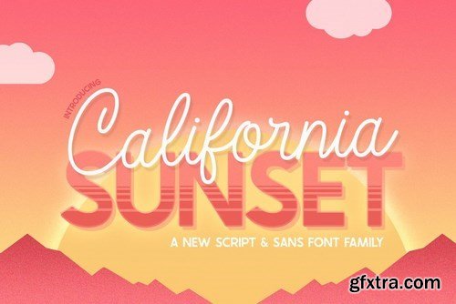 CM - California Sunset Font Family 4871042