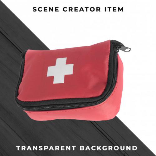 First Aid Bag Isolated With Clipping Path Premium PSD