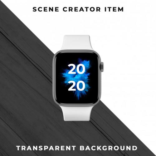 Smartwatch Isolated With Clipping Path Premium PSD