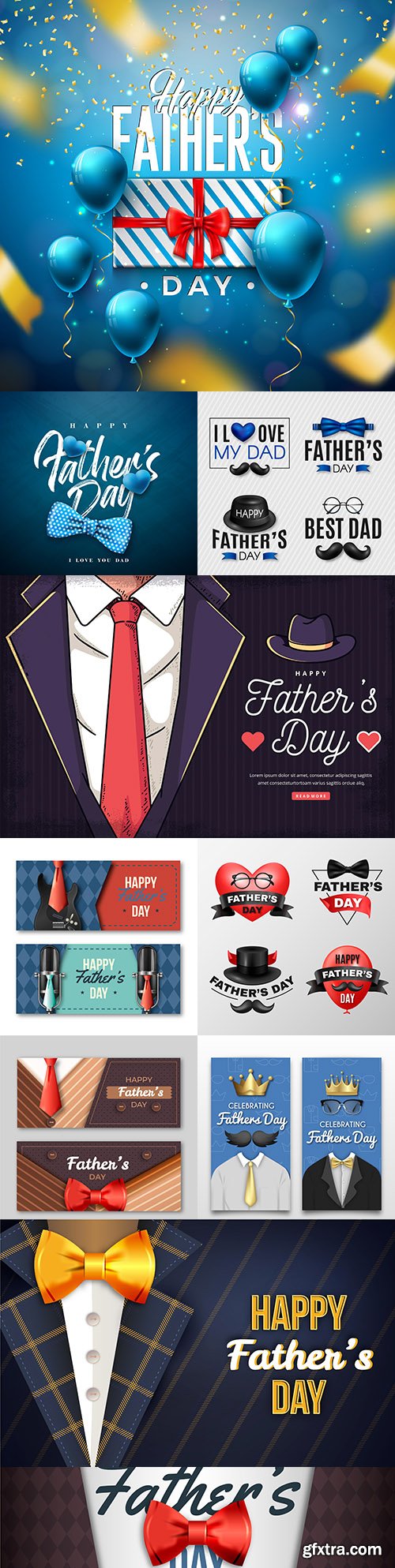 Happy Father \'s Day design greeting card and banner