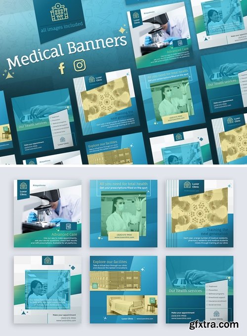 Medical Banners for Facebook and Instagram