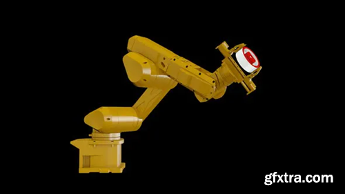 Videohive Robotic Arm and Youtube Logo 23772345