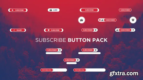 Videohive Youtube Subscribe Button 24605279