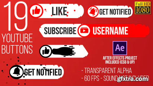 Videohive Youtube Subscribe Button Splat FullHD 25101317