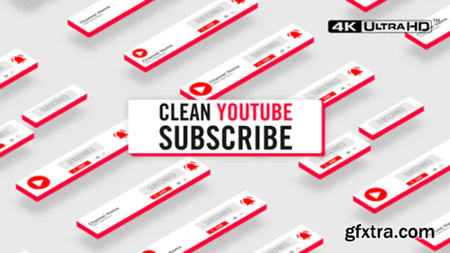 Videohive Clean Youtube Subscribe 26355385