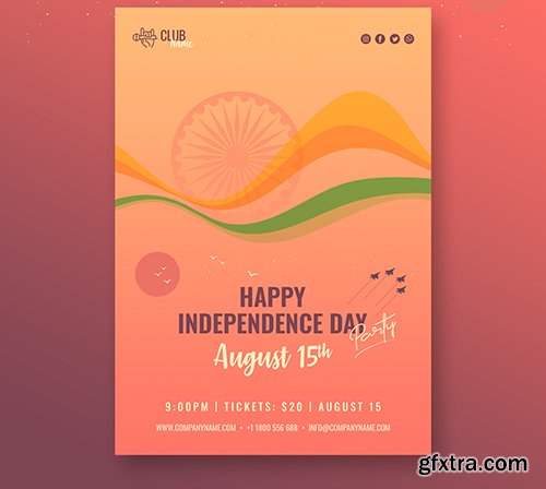 Independence day poster style