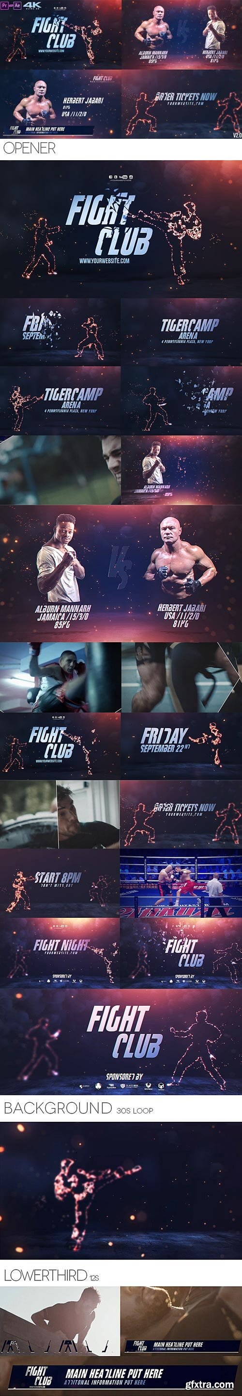 Videohive - Fight Club Broadcast Pack v2 - 20617589