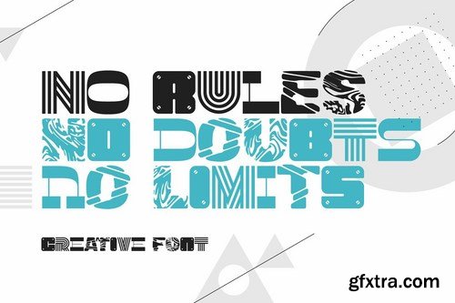 CM - No Rules font 4810618