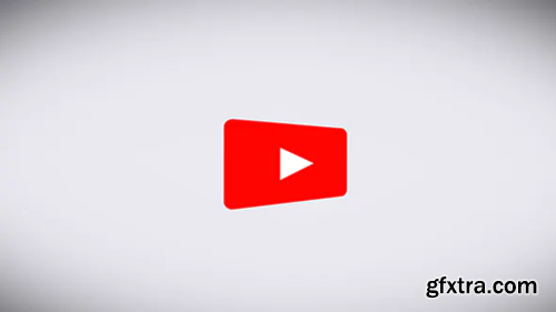Videohive The Youtube Logo Transforms Into a Subscribe Button on a White Background 21416027