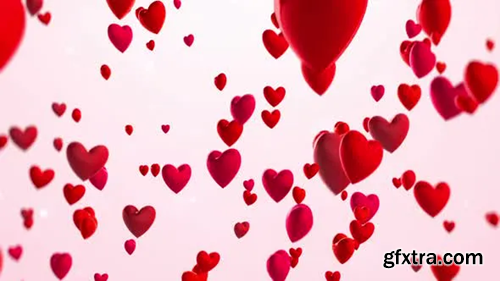 Videohive Hearts Background 25578179