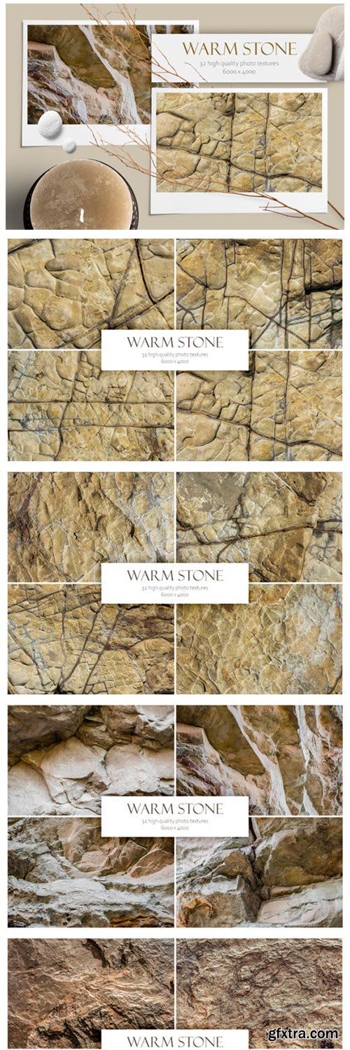Warm Stone. Textures Bundle 4040701