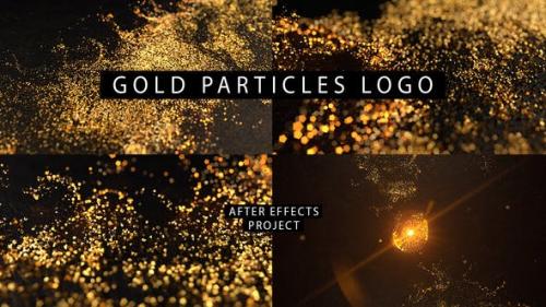 Videohive - Gold Particles Logo - 26580796