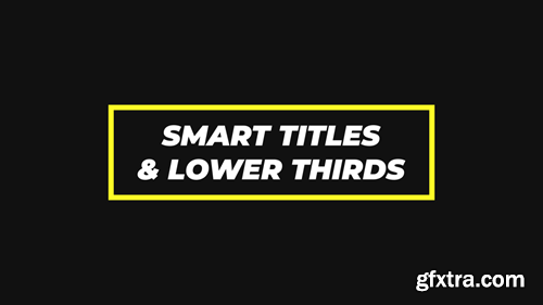 MotionArray Smart Titles And Lower Thirds 488255